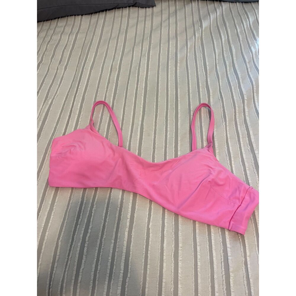 Aerie Bubblegum Pink Bikini Top Size XL
